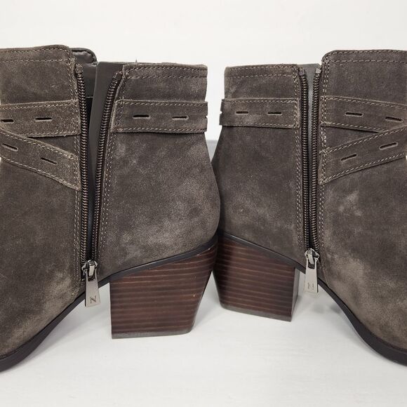 Naturalizer Suede Women's Fenya Booties Ankle Boot Size 9.5 Like New - Picture 4 of 10